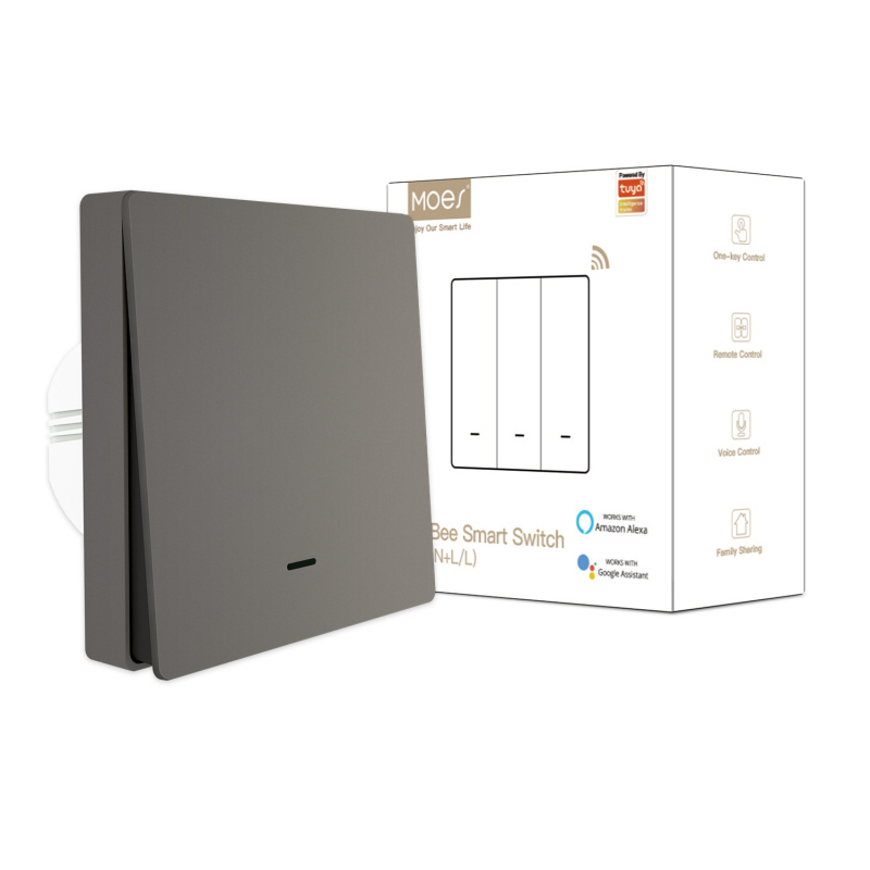 Universal Remote Smart Home - MOES Tuya ZigBee Smart Button Wandschakelaar