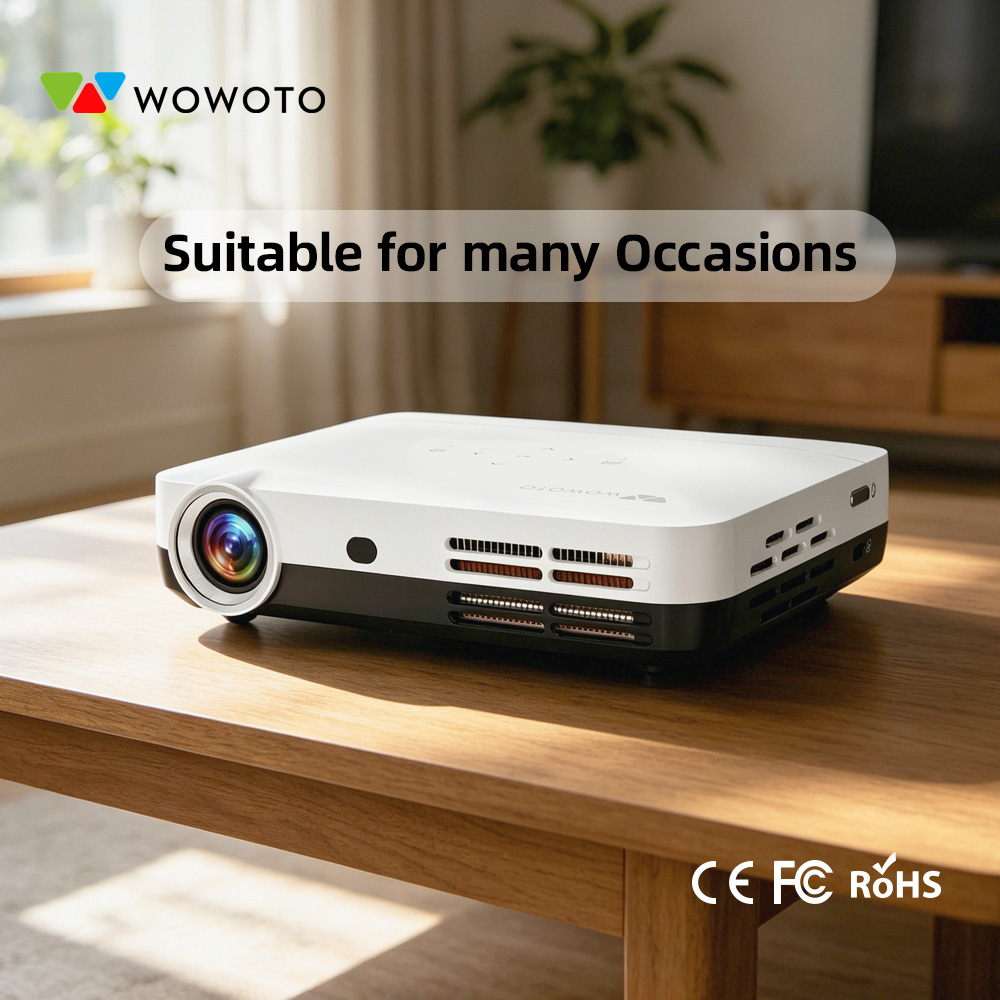Smart Home Video - WOWOTO Draagbare Mini Home Theater Projector