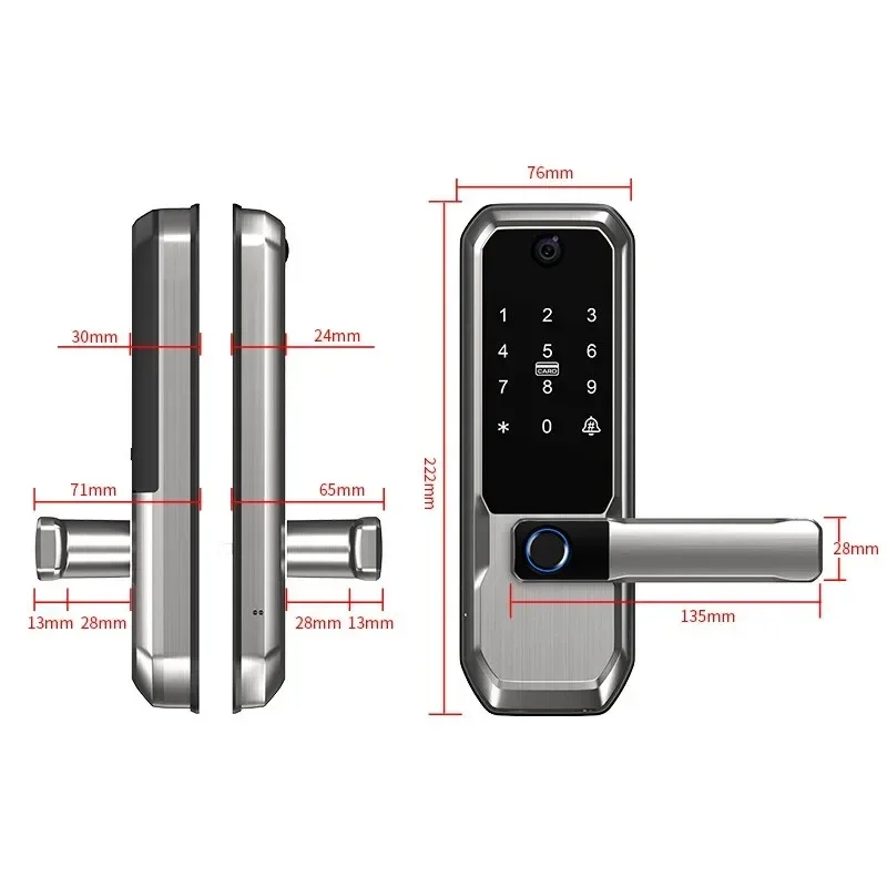 Tuya WiFi Smart Deurvergrendel - Smart Home Door Lock recensie en prijs
