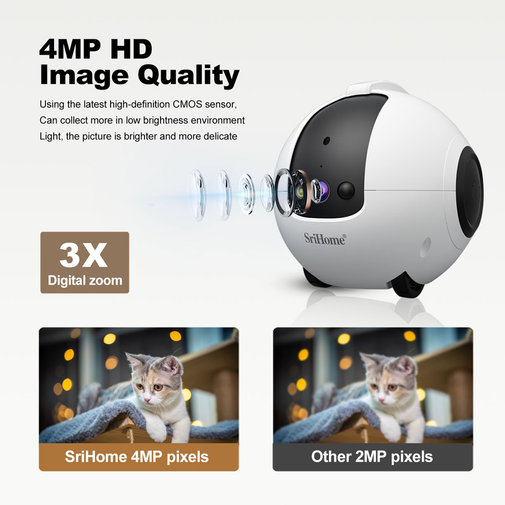 Srihome 4MP Mobiele Intelligen - Smart Home Camera Ezviz recensie en prijs