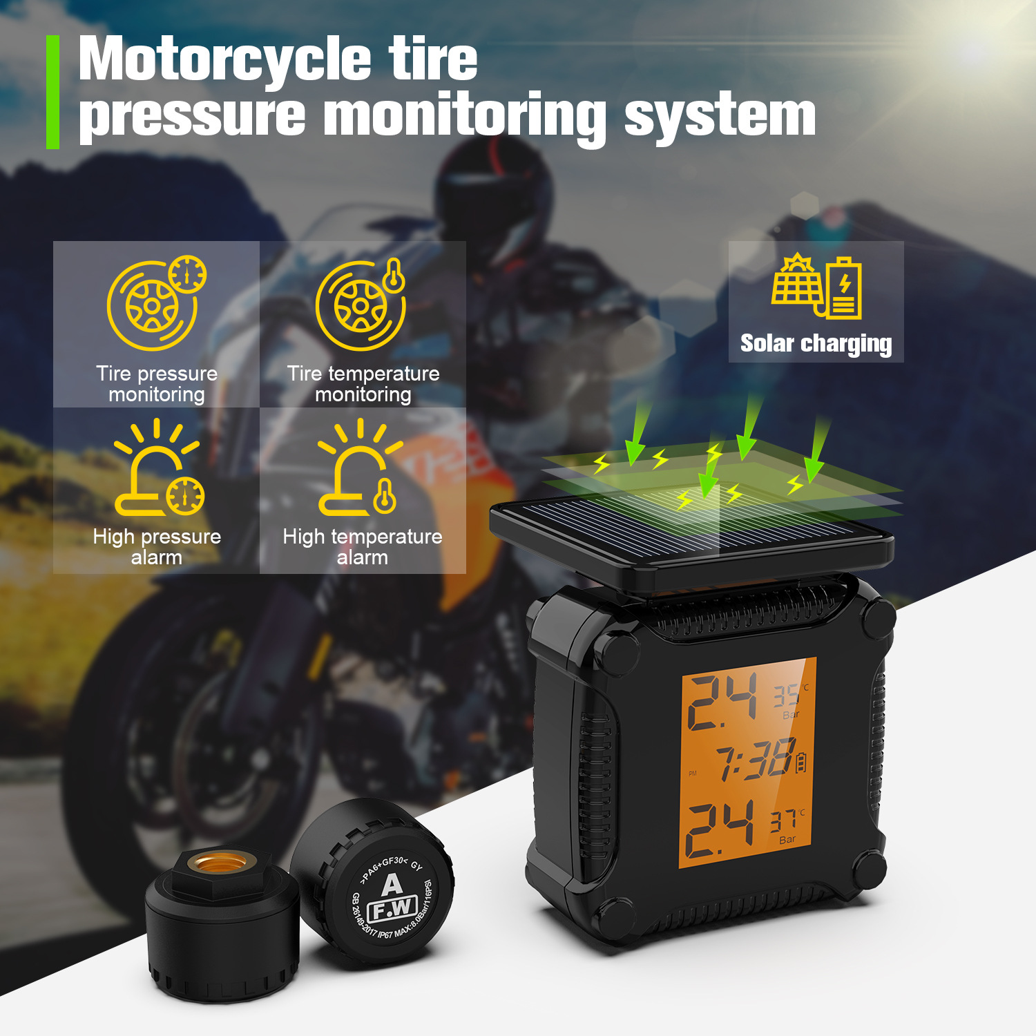 Bandenspanningscontrolesysteem - Temperature Sensor recensie en prijs