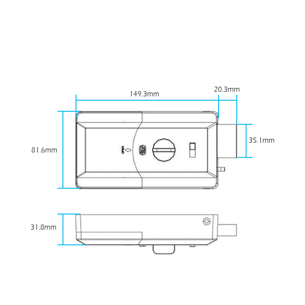 Waterdichte Smart Deur Velg Sl - Smart Home Door Lock recensie en prijs