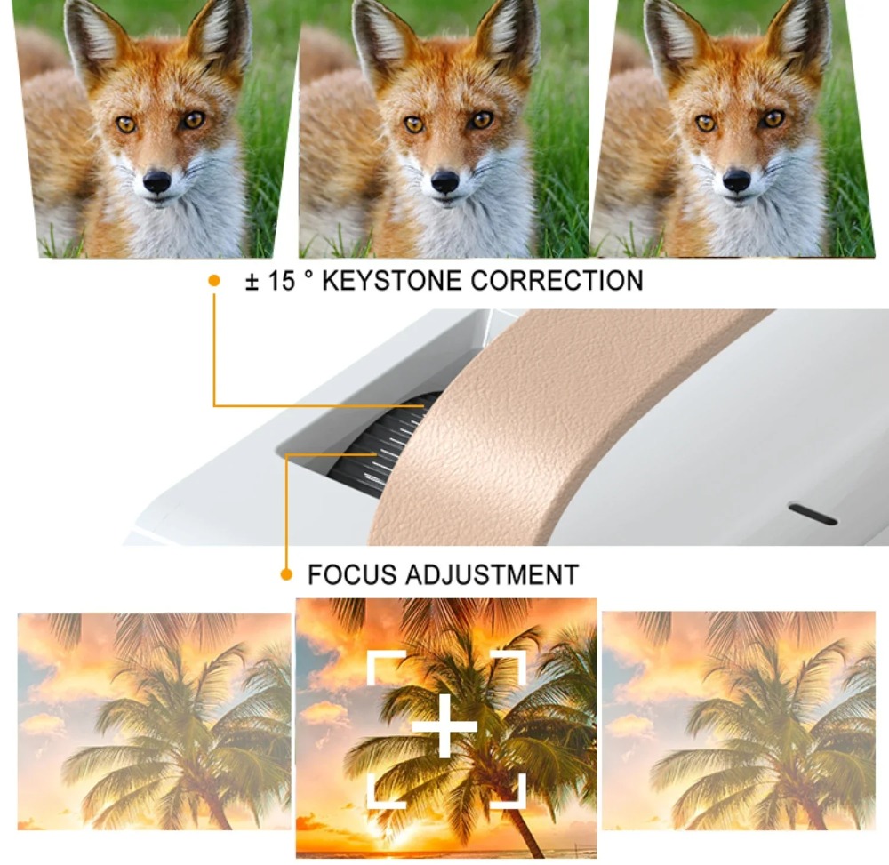 Draagbare slimme 4K-projector  - Smart Home Video recensie en prijs